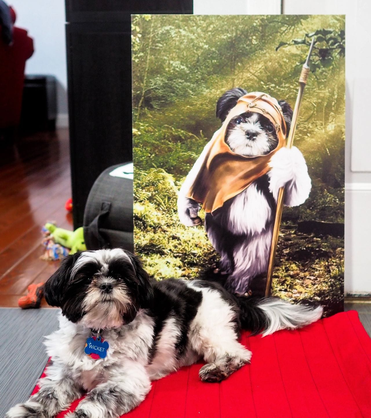 Dogg-E-Wok Personalized Canvas