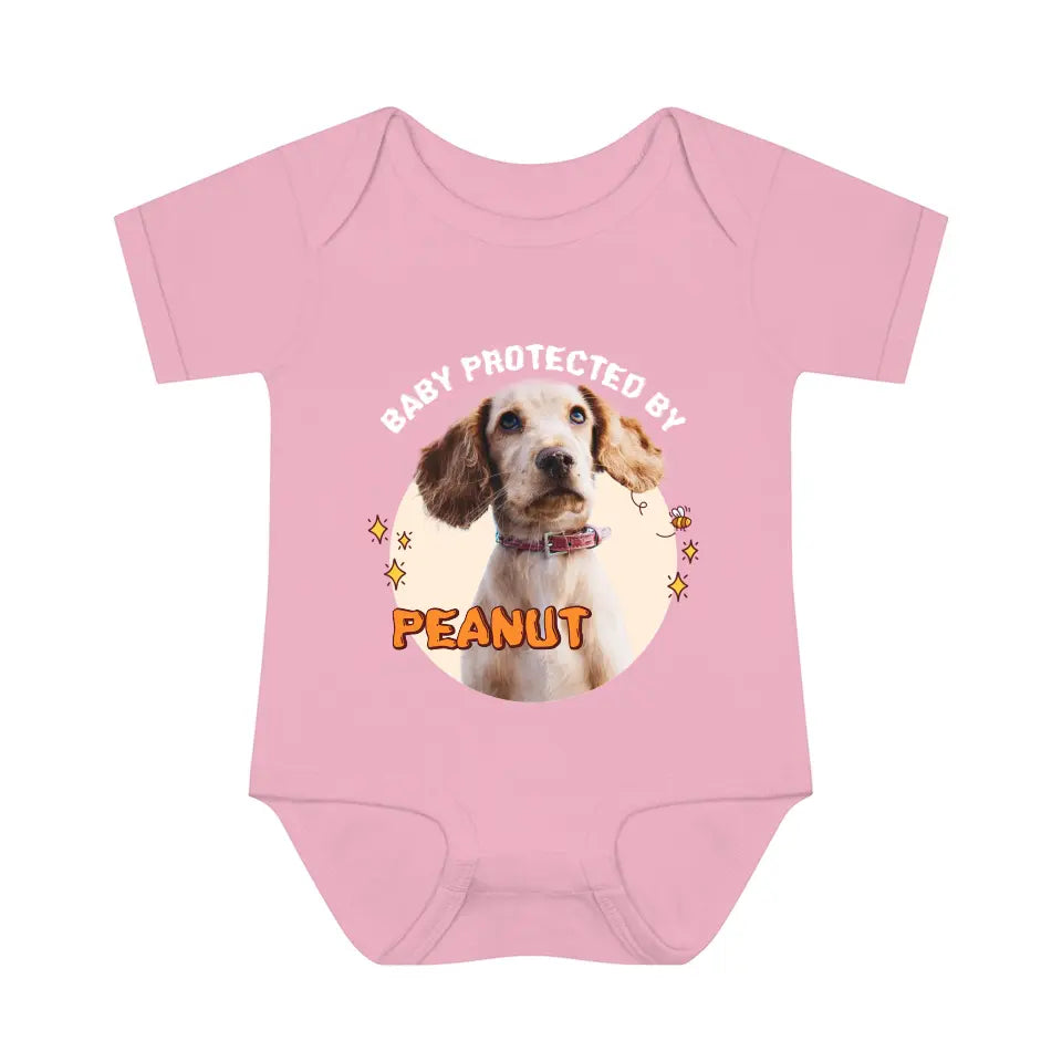 Live Customization: Baby Protected By Pet Onesie