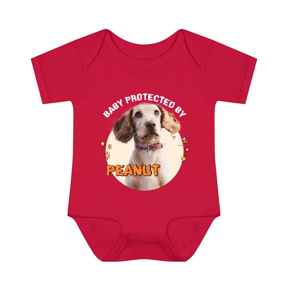 Live Customization: Baby Protected By Pet Onesie