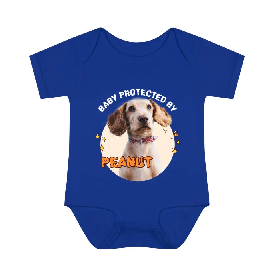 Live Customization: Baby Protected By Pet Onesie