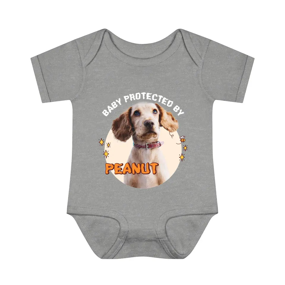 Live Customization: Baby Protected By Pet Onesie