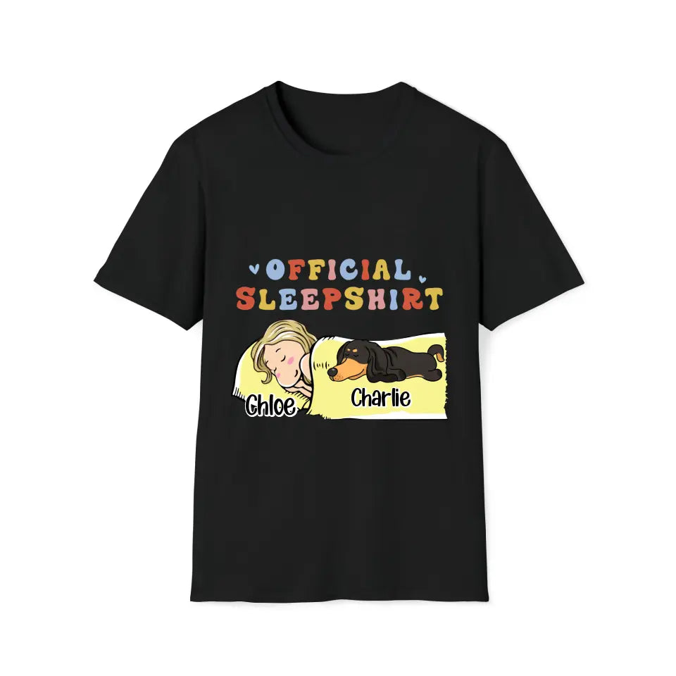 Official Sleep Shirt- Woman & 1-3 Dogs