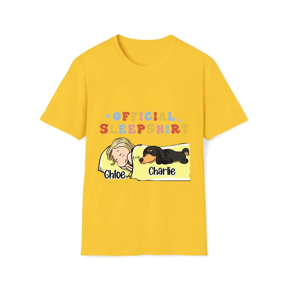 Official Sleep Shirt- Woman & 1-3 Dogs