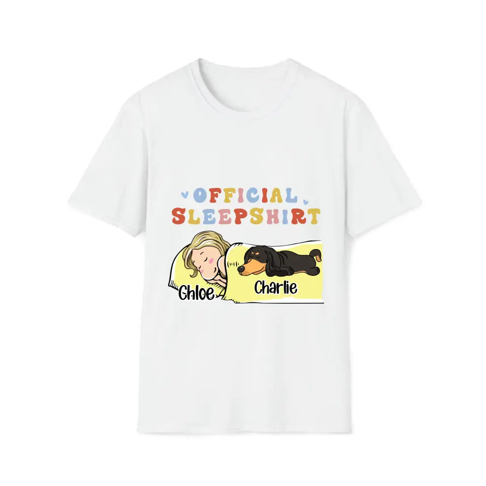 Official Sleep Shirt- Woman & 1-3 Dogs