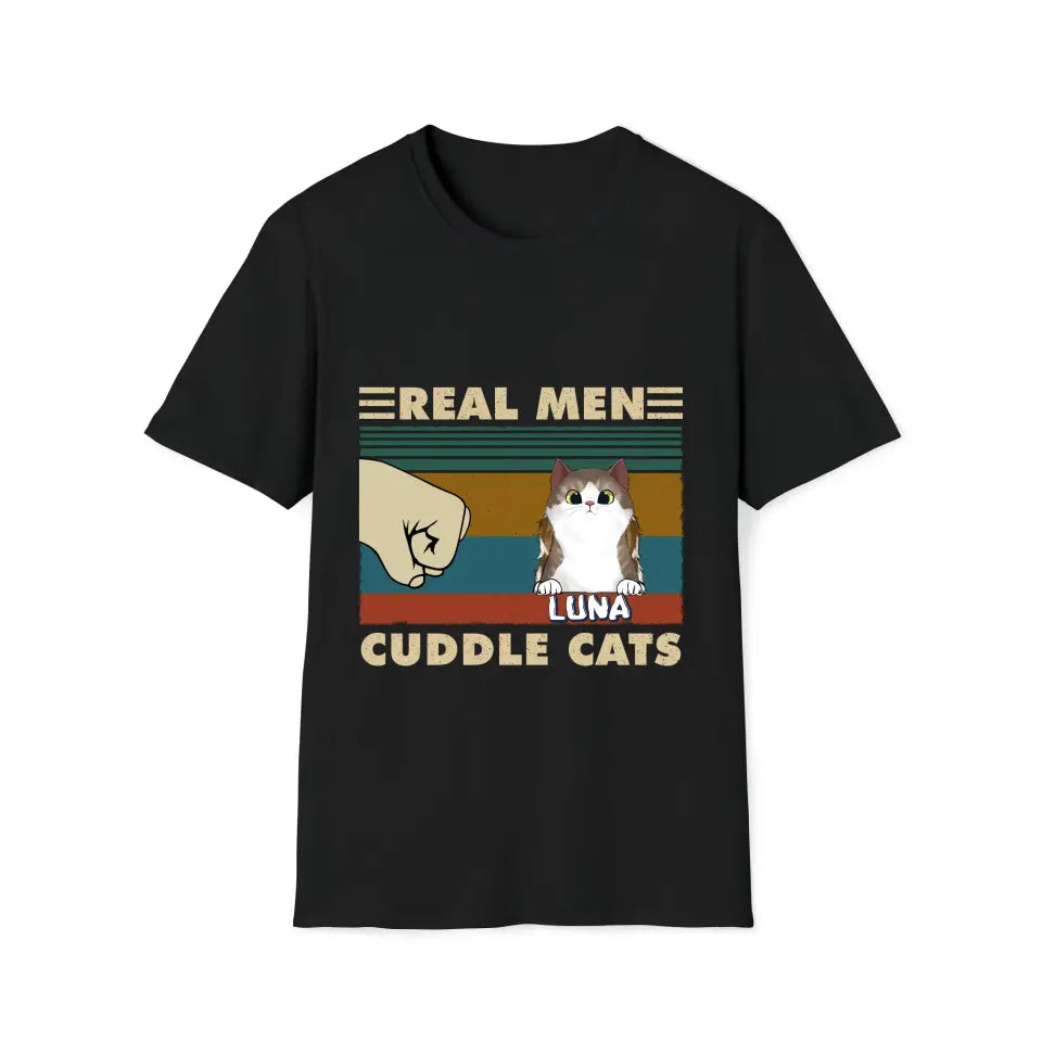 Real Men Cuddle Cats - TShirt