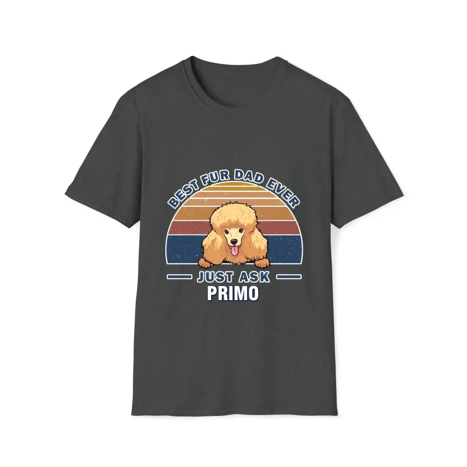 Best Fur Dad - Personalized T Shirt