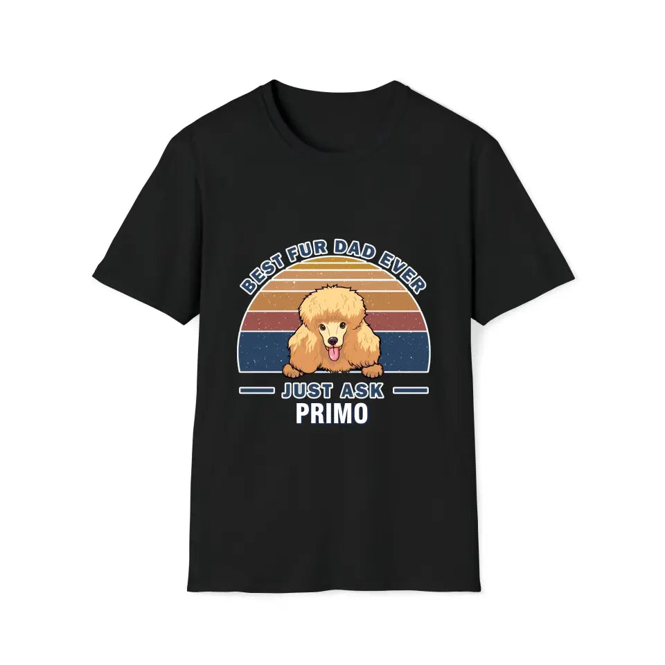 Best Fur Dad - Personalized T Shirt