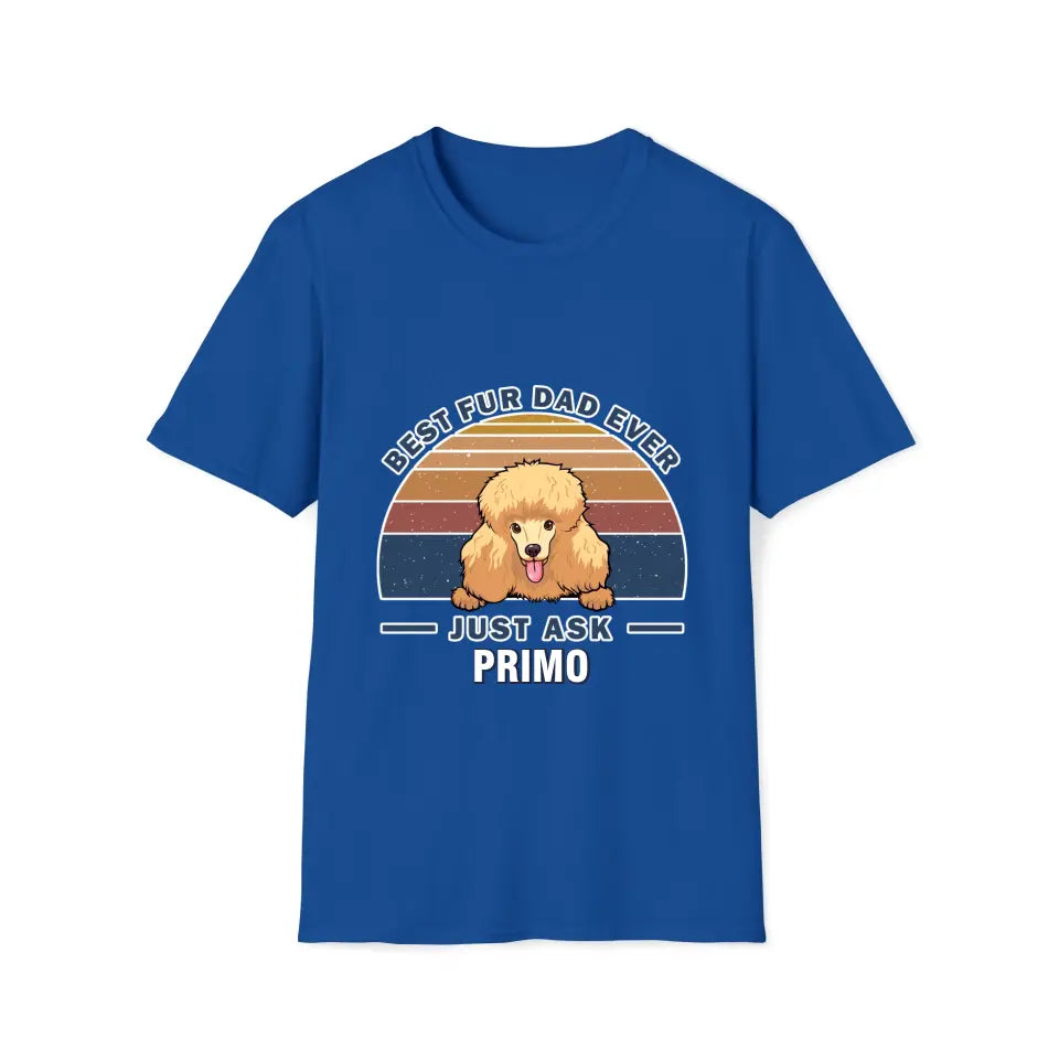 Best Fur Dad - Personalized T Shirt