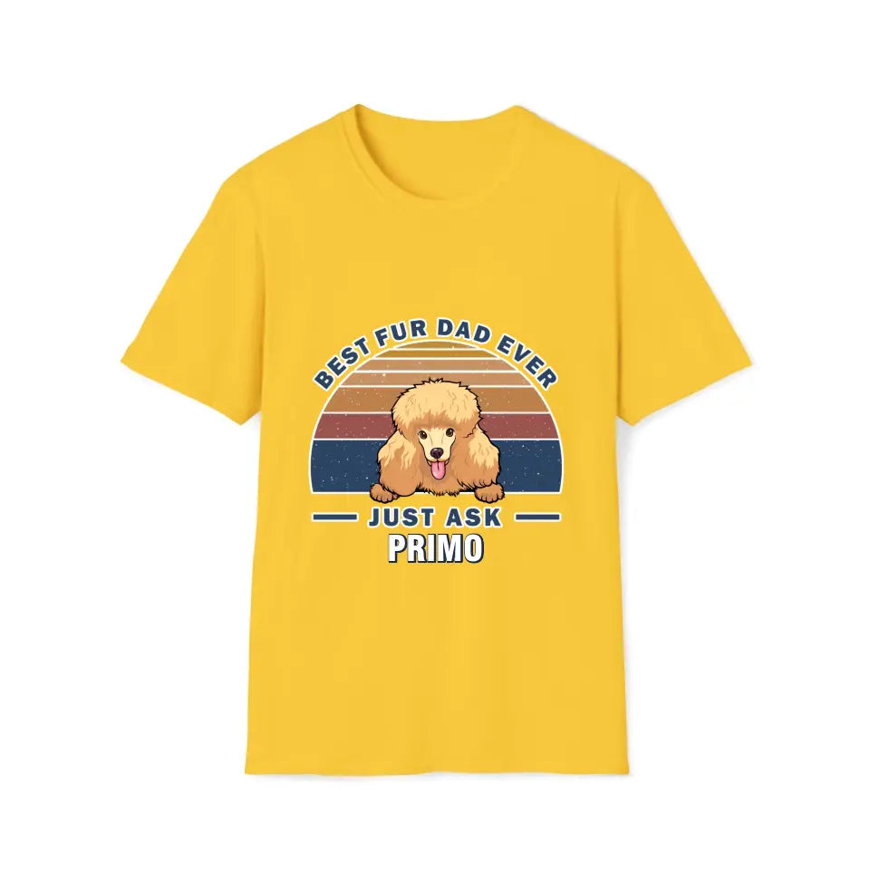 Best Fur Dad - Personalized T Shirt
