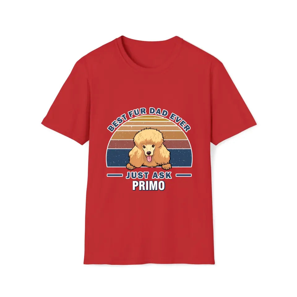 Best Fur Dad - Personalized T Shirt