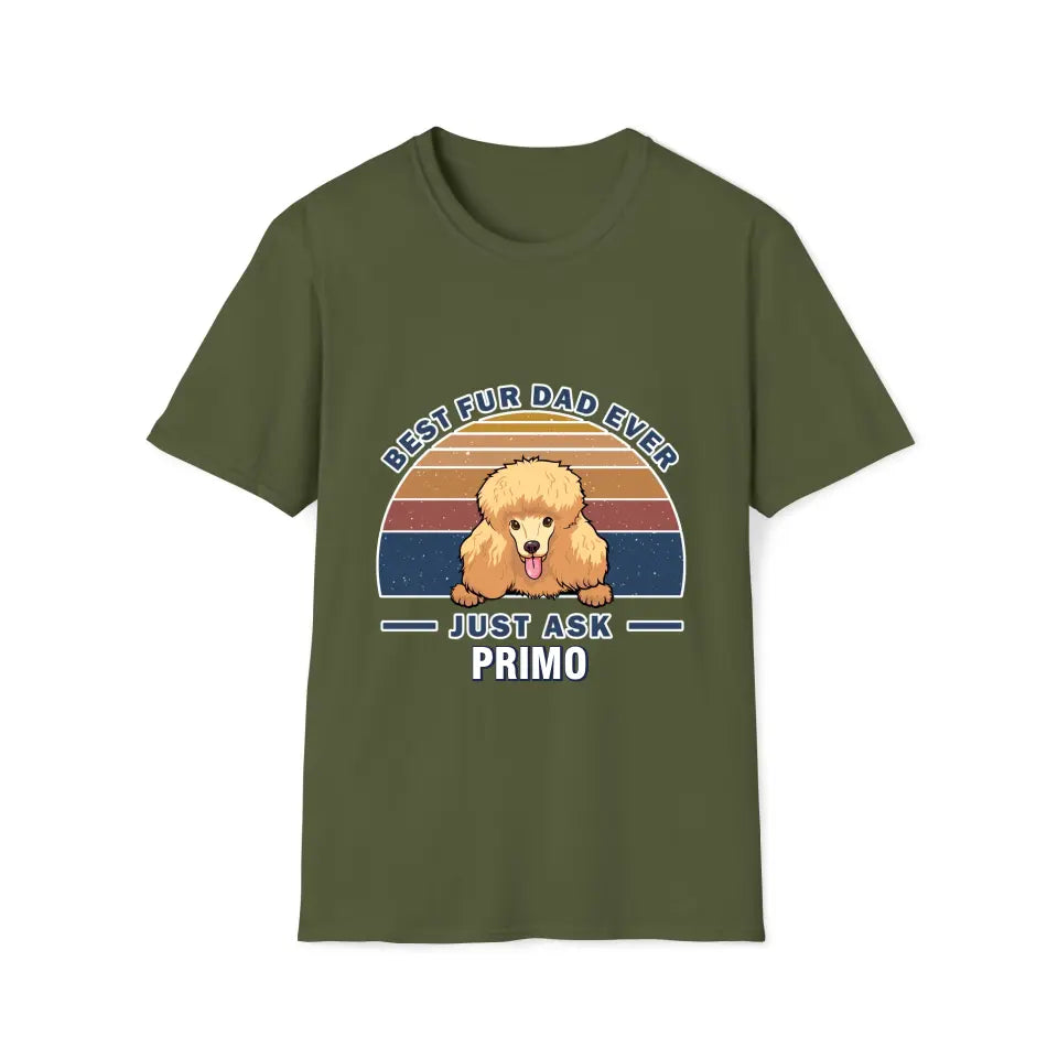 Best Fur Dad - Personalized T Shirt