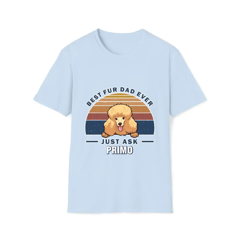 Best Fur Dad - Personalized T Shirt