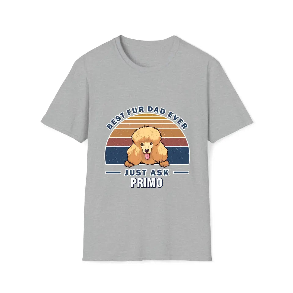 Best Fur Dad - Personalized T Shirt