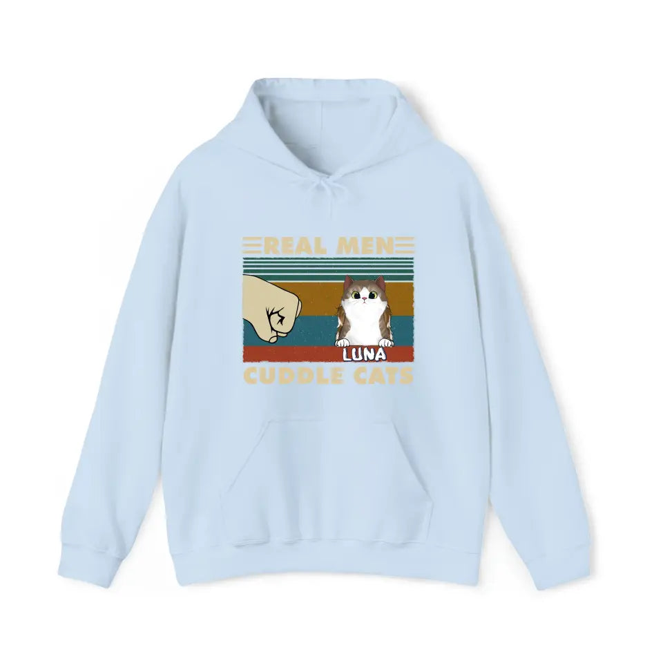 Real Men Cuddle Cats - Hoody