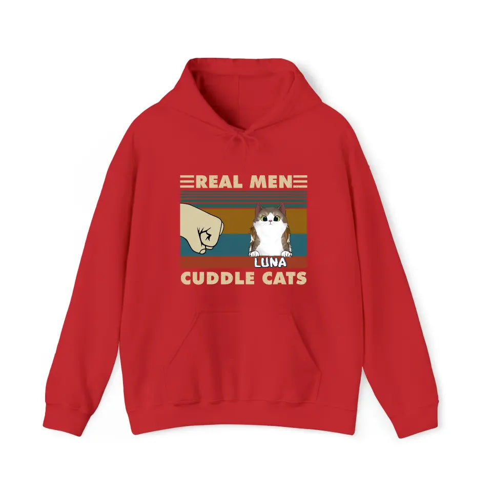 Real Men Cuddle Cats - Hoody