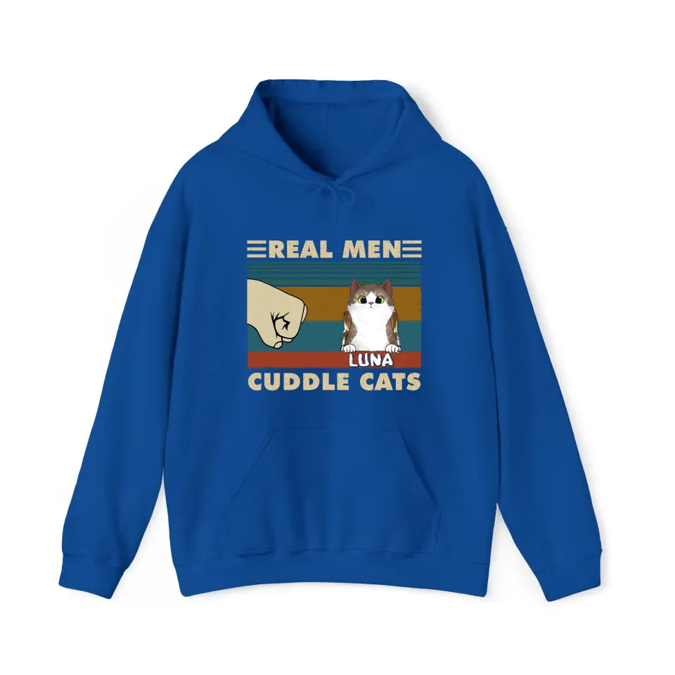 Real Men Cuddle Cats - Hoody