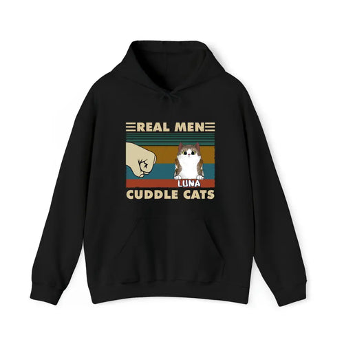 Real Men Cuddle Cats - Hoody