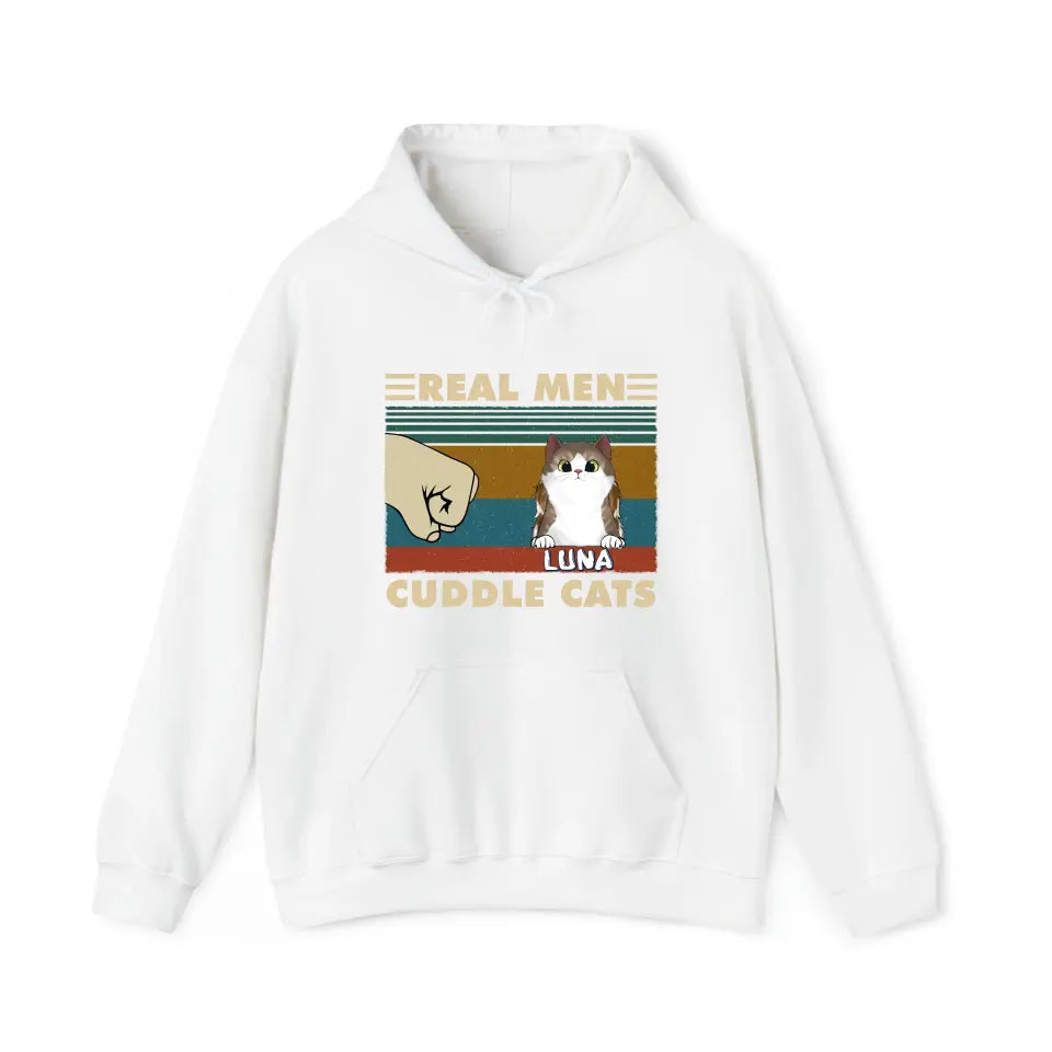 Real Men Cuddle Cats - Hoody