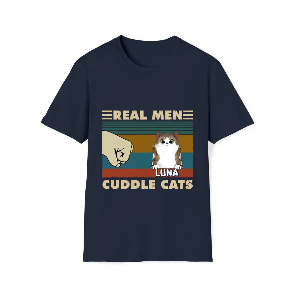 Real Men Cuddle Cats - Hoody