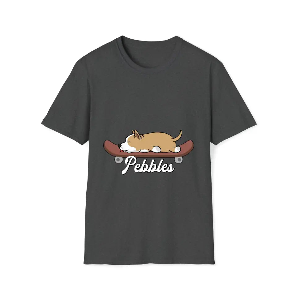 Skater Dog -Personalizable T Shirt
