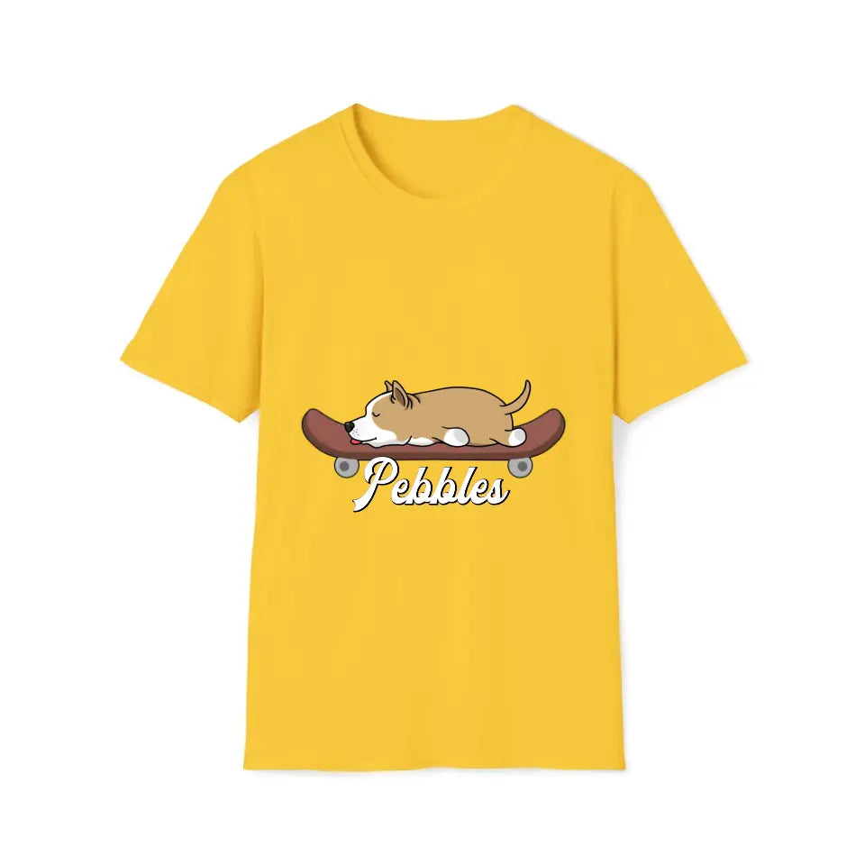 Skater Dog -Personalizable T Shirt