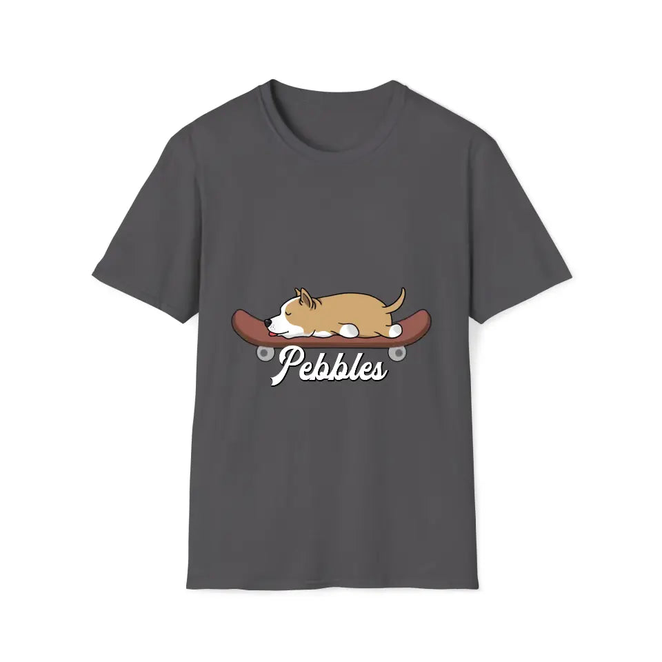Skater Dog -Personalizable T Shirt