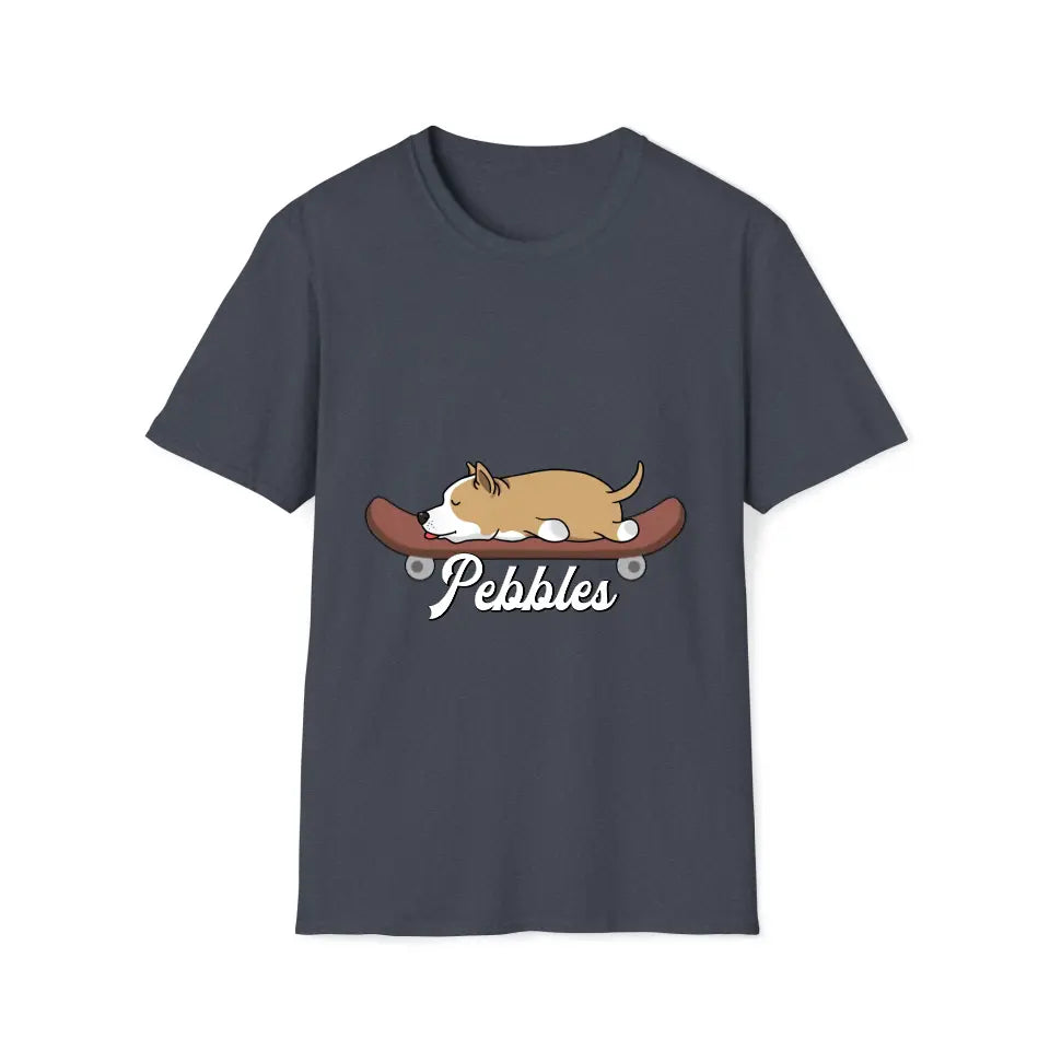 Skater Dog -Personalizable T Shirt