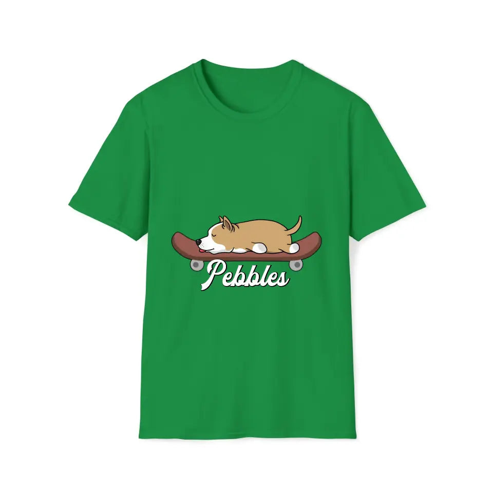 Skater Dog -Personalizable T Shirt