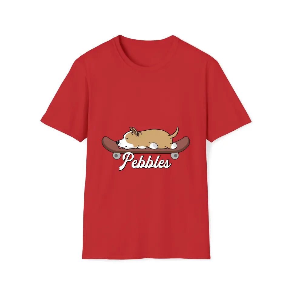 Skater Dog -Personalizable T Shirt