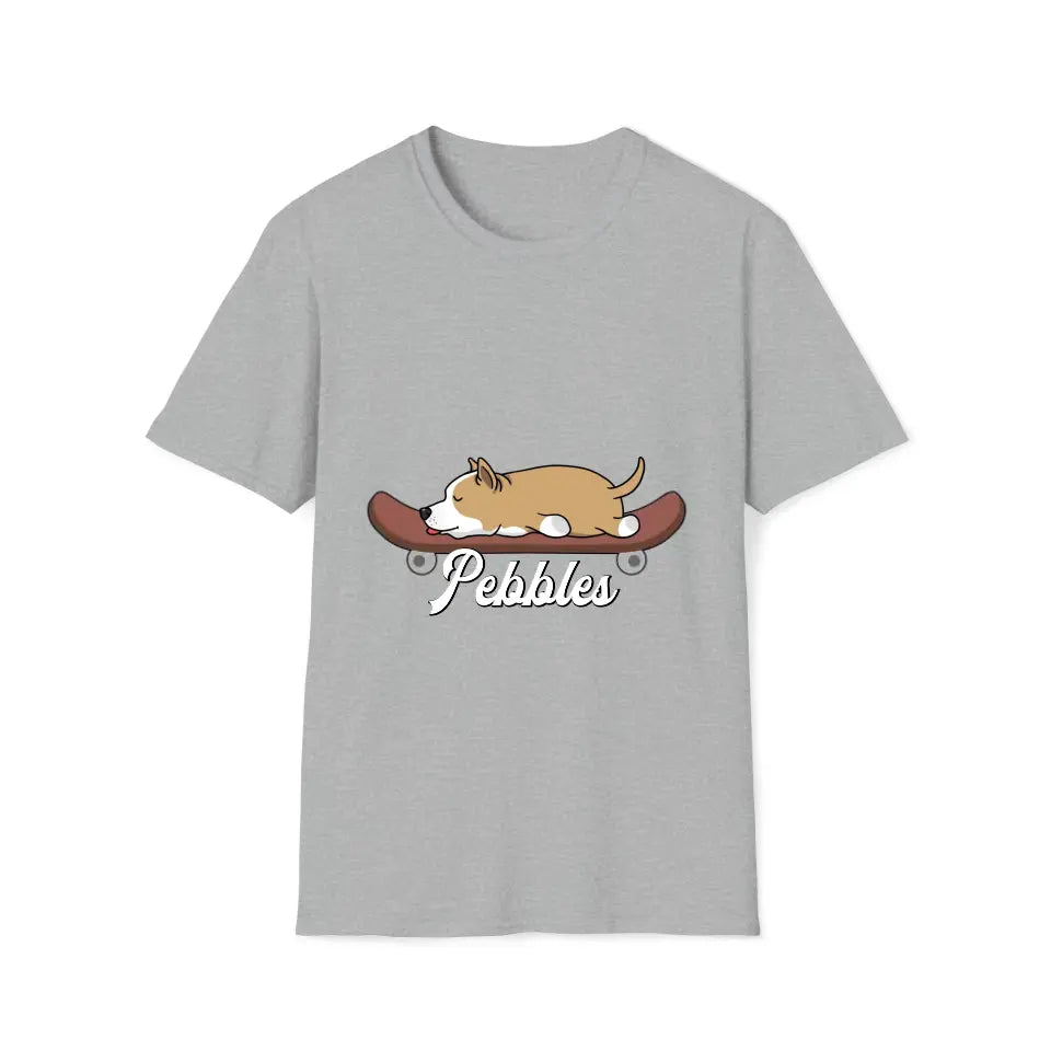 Skater Dog -Personalizable T Shirt