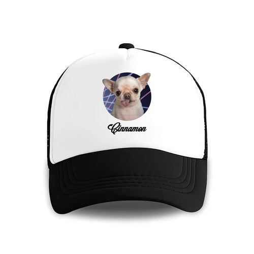 Live Preview Custom Pet Trucker Hats