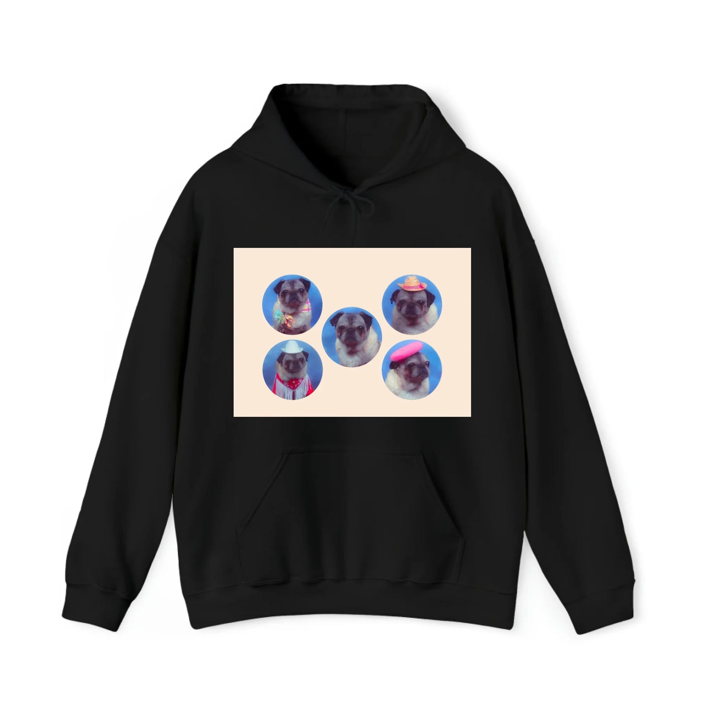 Retro Pose Circles Canvas