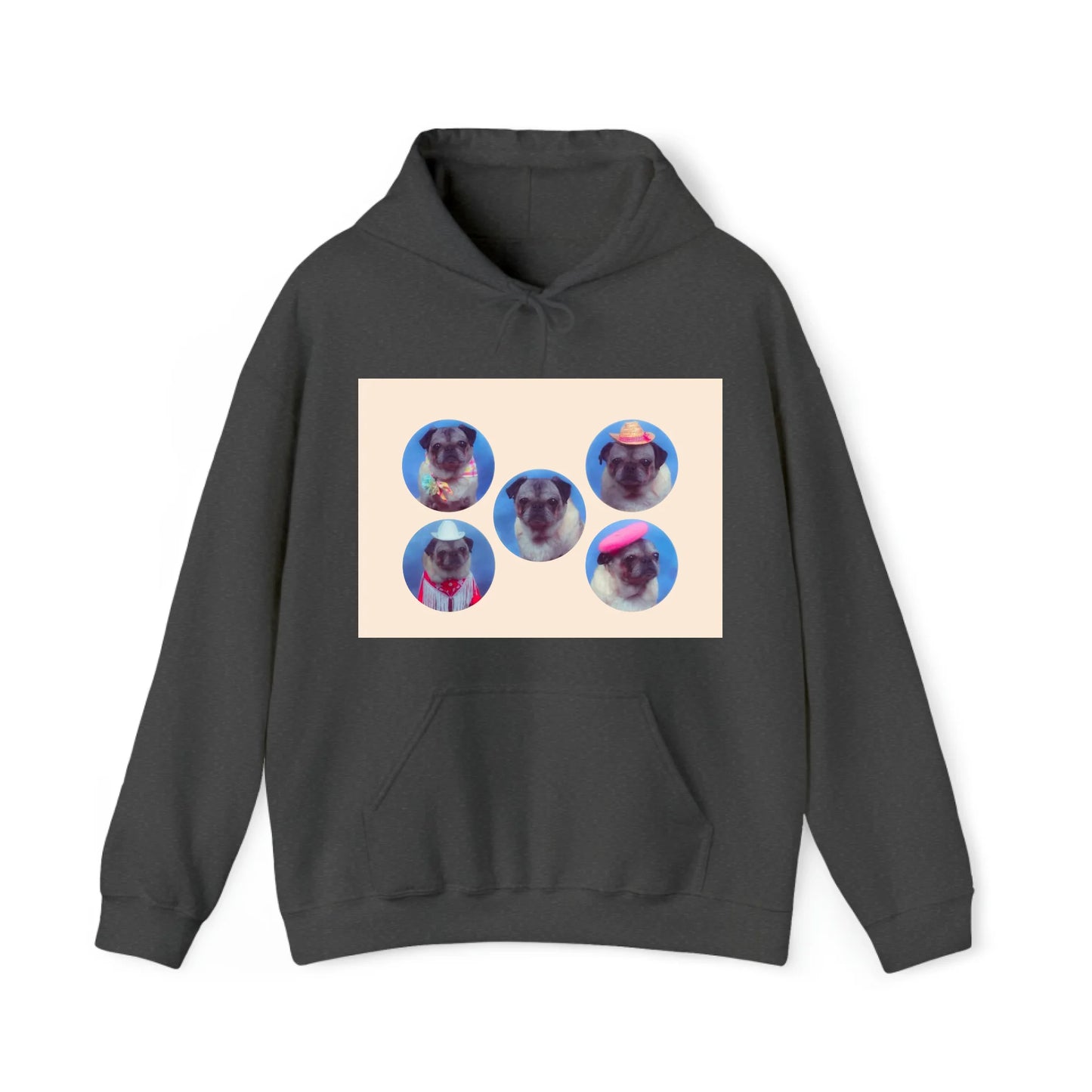 Retro Pose Circles Canvas