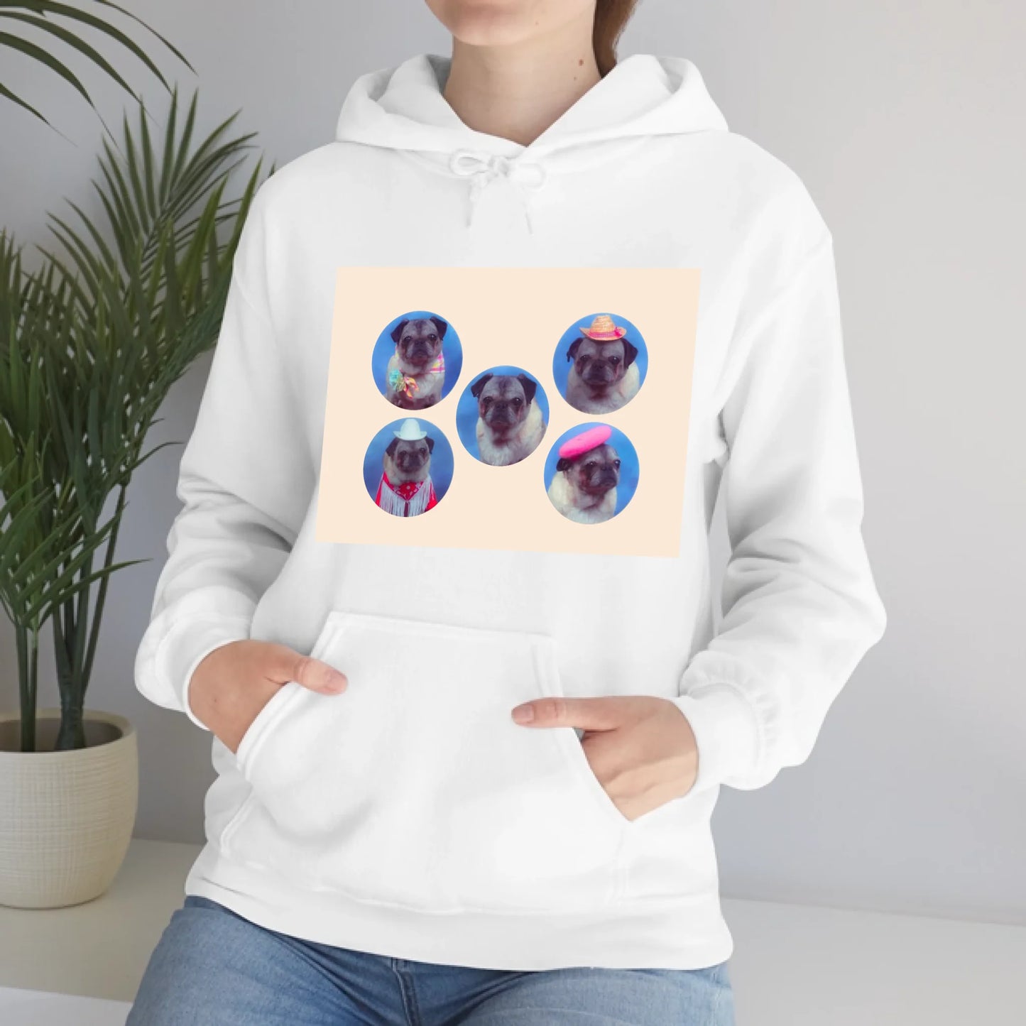 Retro Pose Circles Canvas