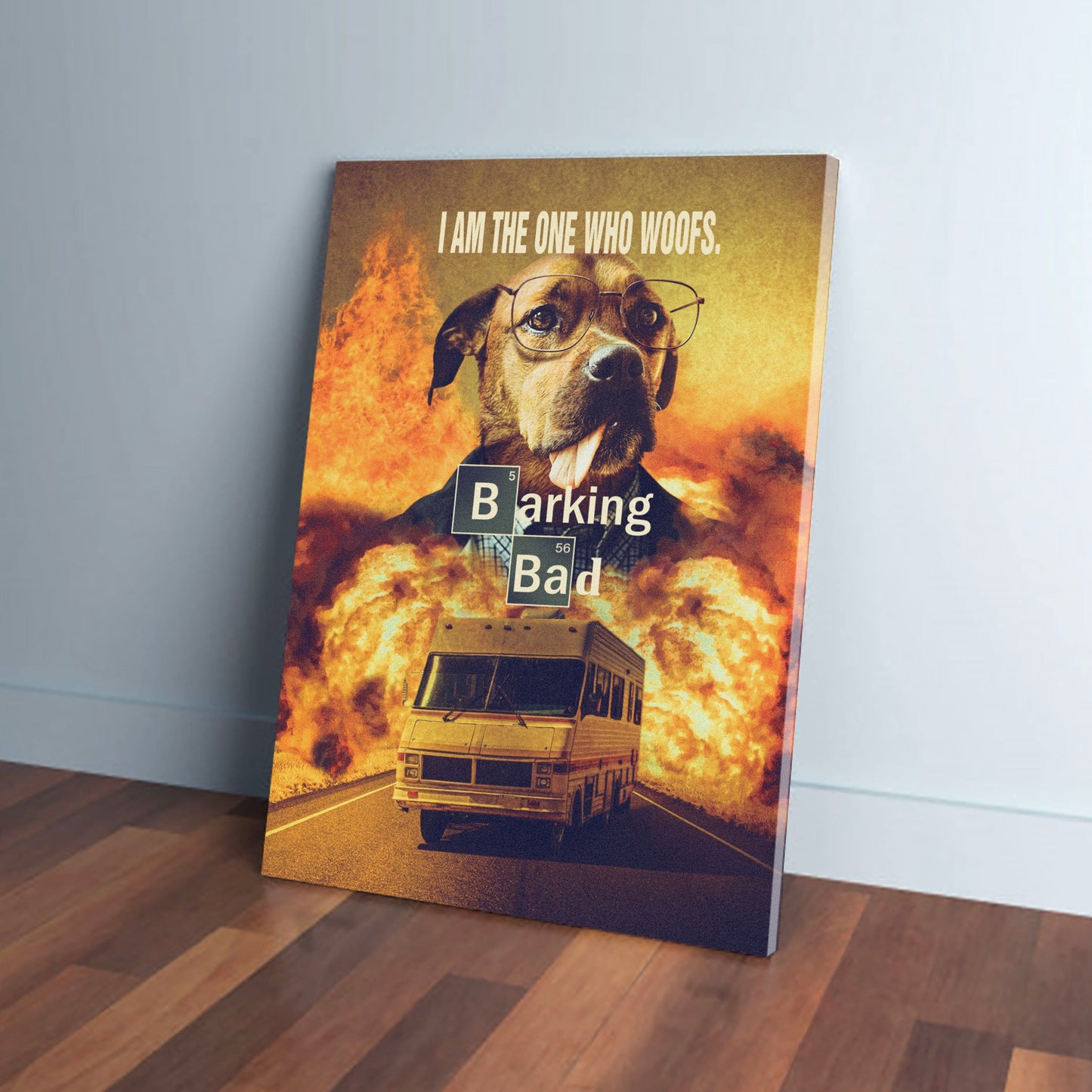 Barking Bad: Personalized Pet Canvas