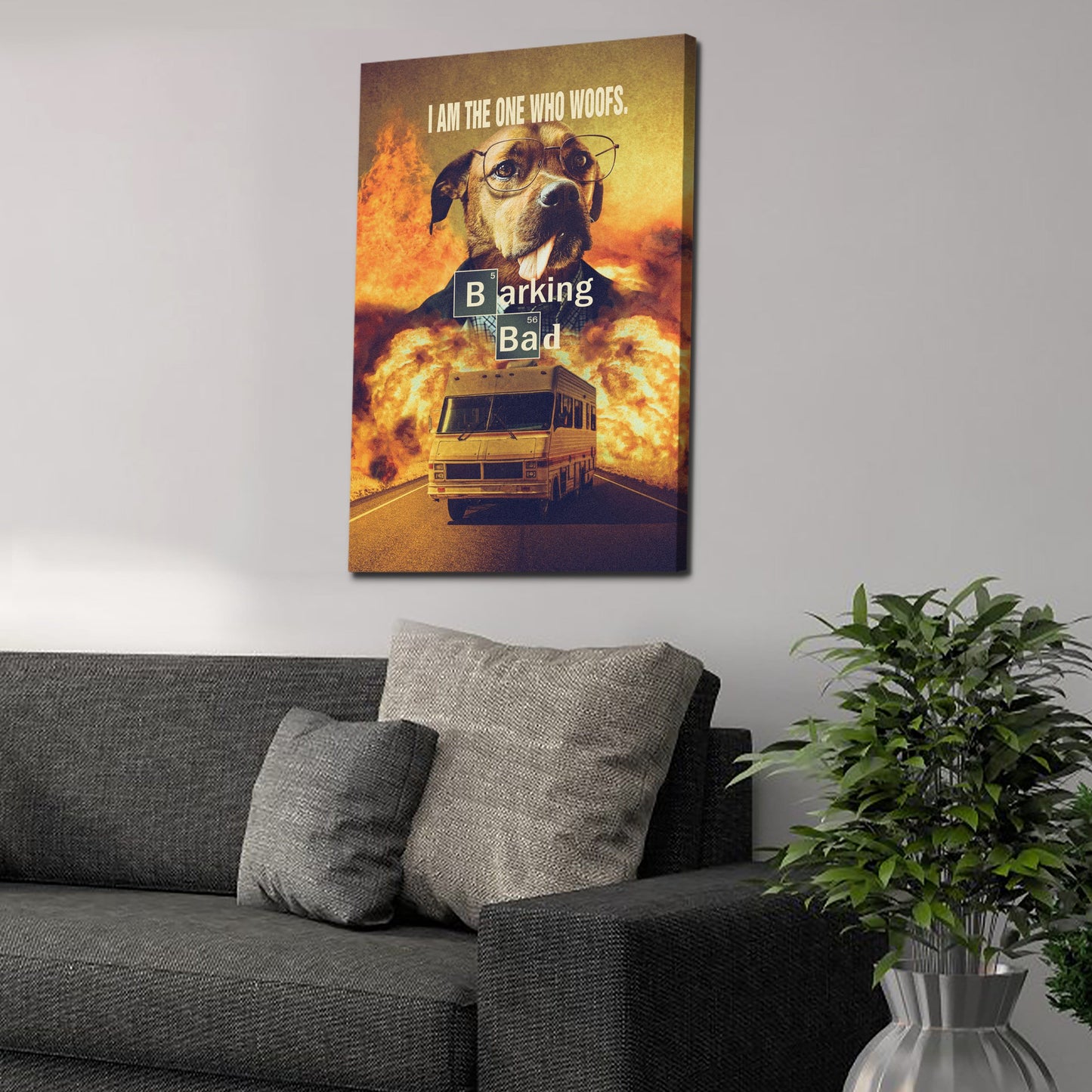 Barking Bad: Personalized Pet Canvas