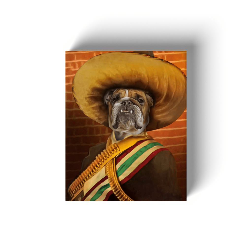 'El Jefe' Personalized Pet Canvas
