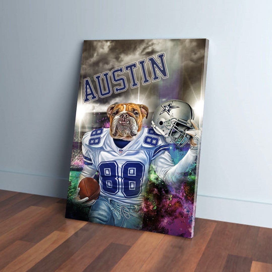 'Dallas Doggos' Personalized Pet Canvas