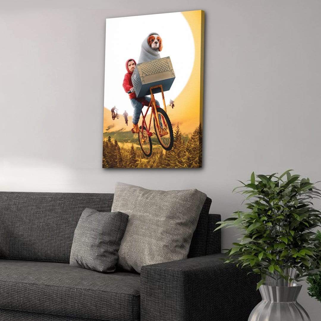 'Doggo-Terrestrial' Personalized Pet/Human Canvas