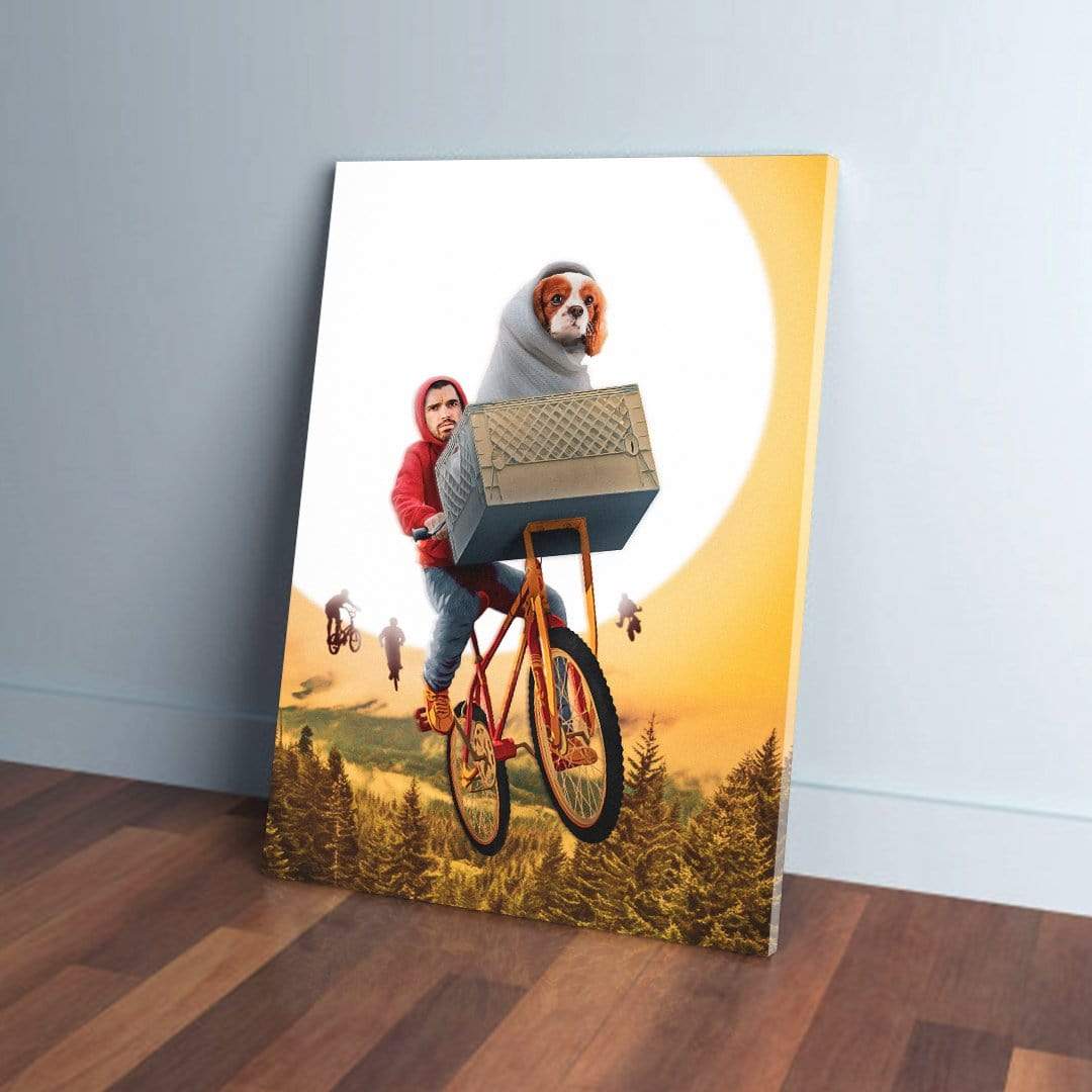 'Doggo-Terrestrial' Personalized Pet/Human Canvas