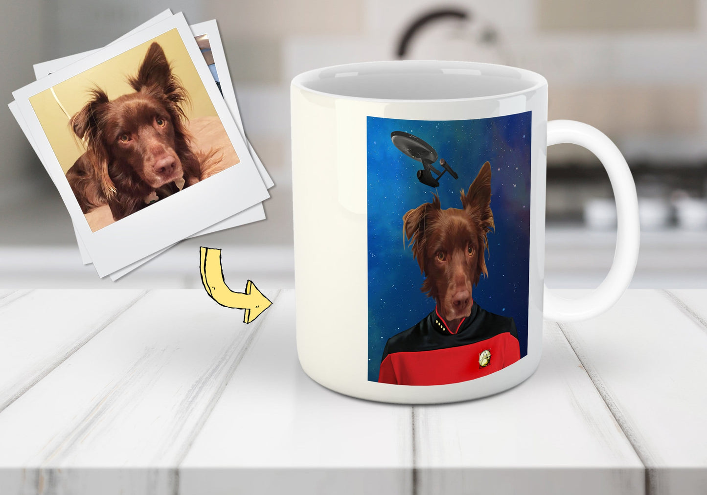 'Doggo Trek' Custom Pet Mug