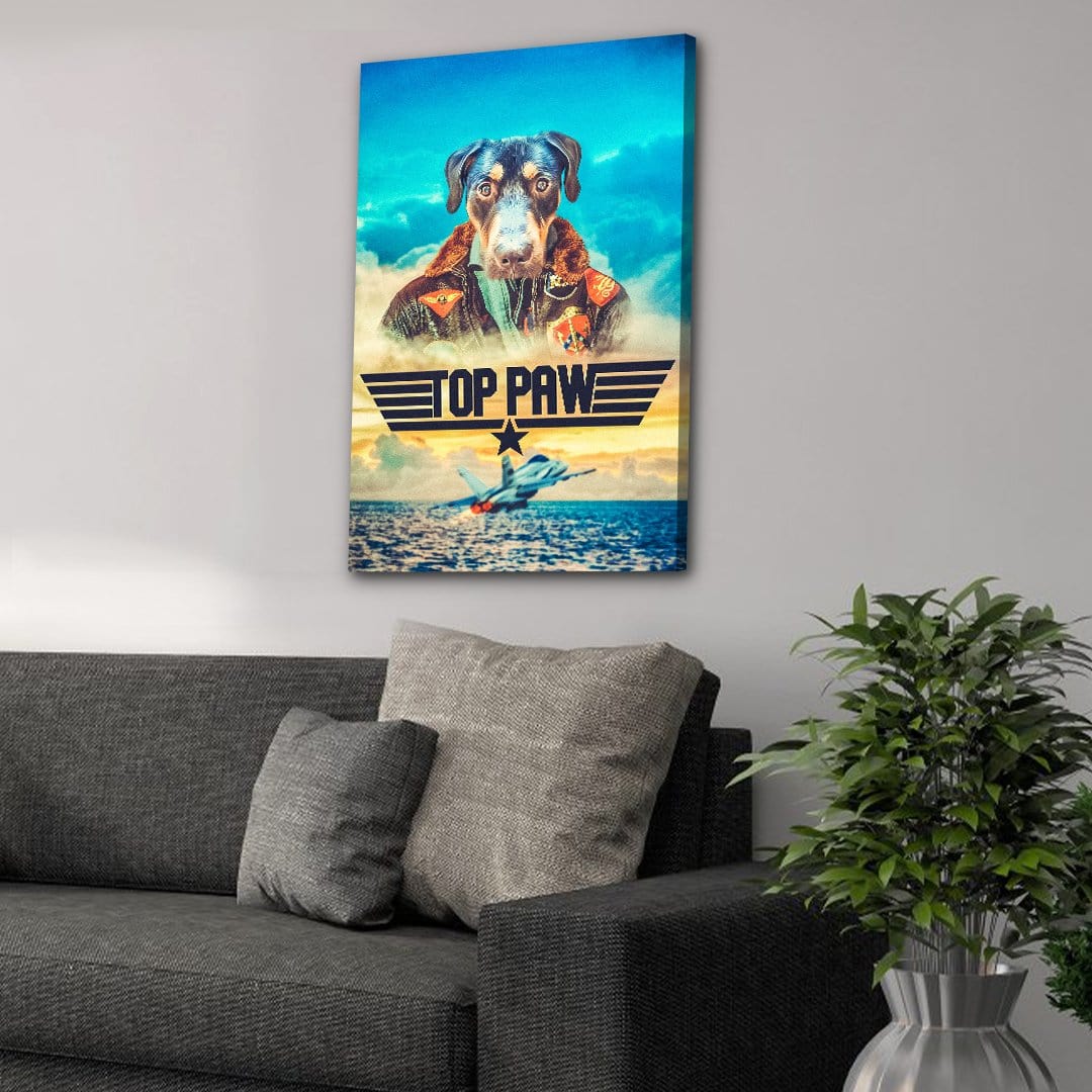 'Top Paw' Personalizable Pet Canvas