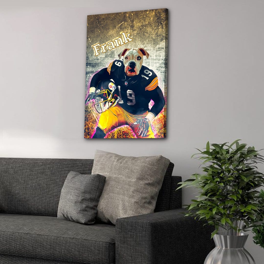 'Pittsburgh Doggos' Personalized Dog Canvas