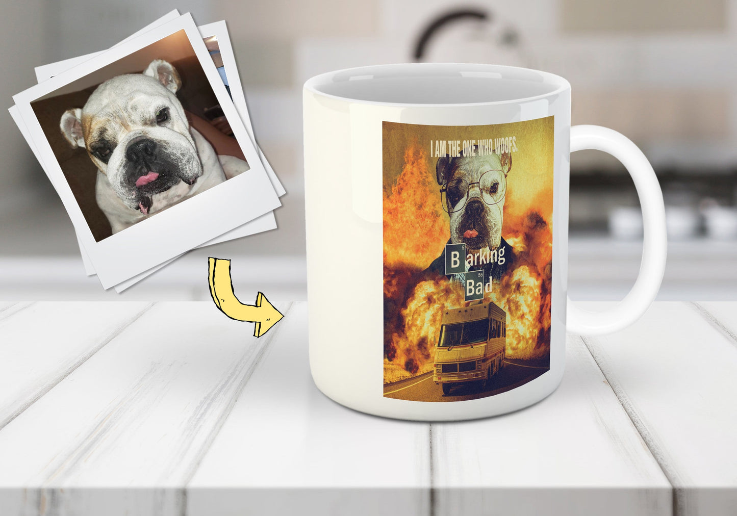 'Barking Bad' Custom Pet Mug