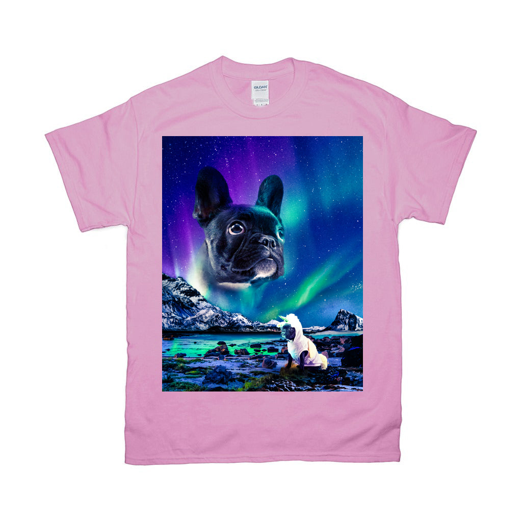 'Majestic Northern Lights' Personalized Pet T-Shirt
