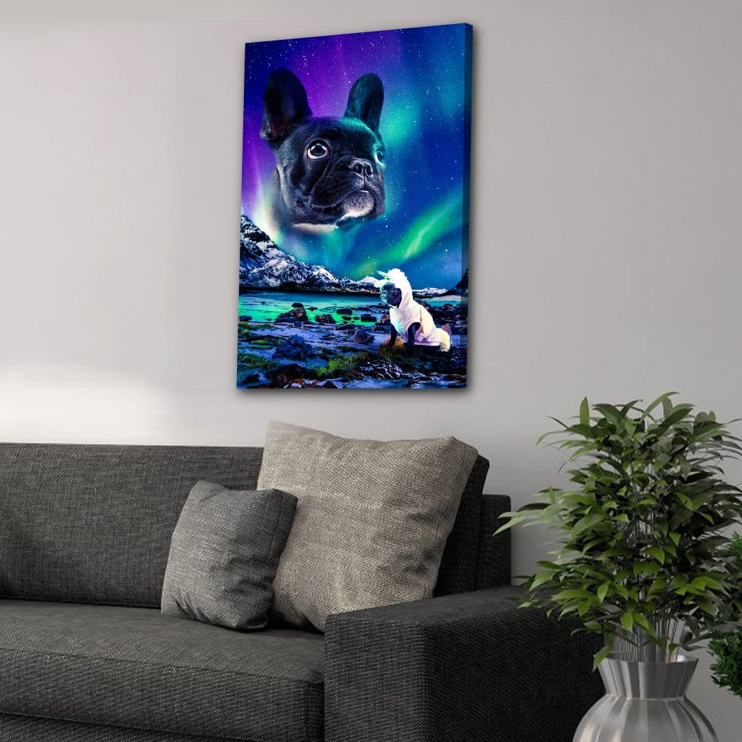 'Majestic Northern Lights' Personalized Canvas
