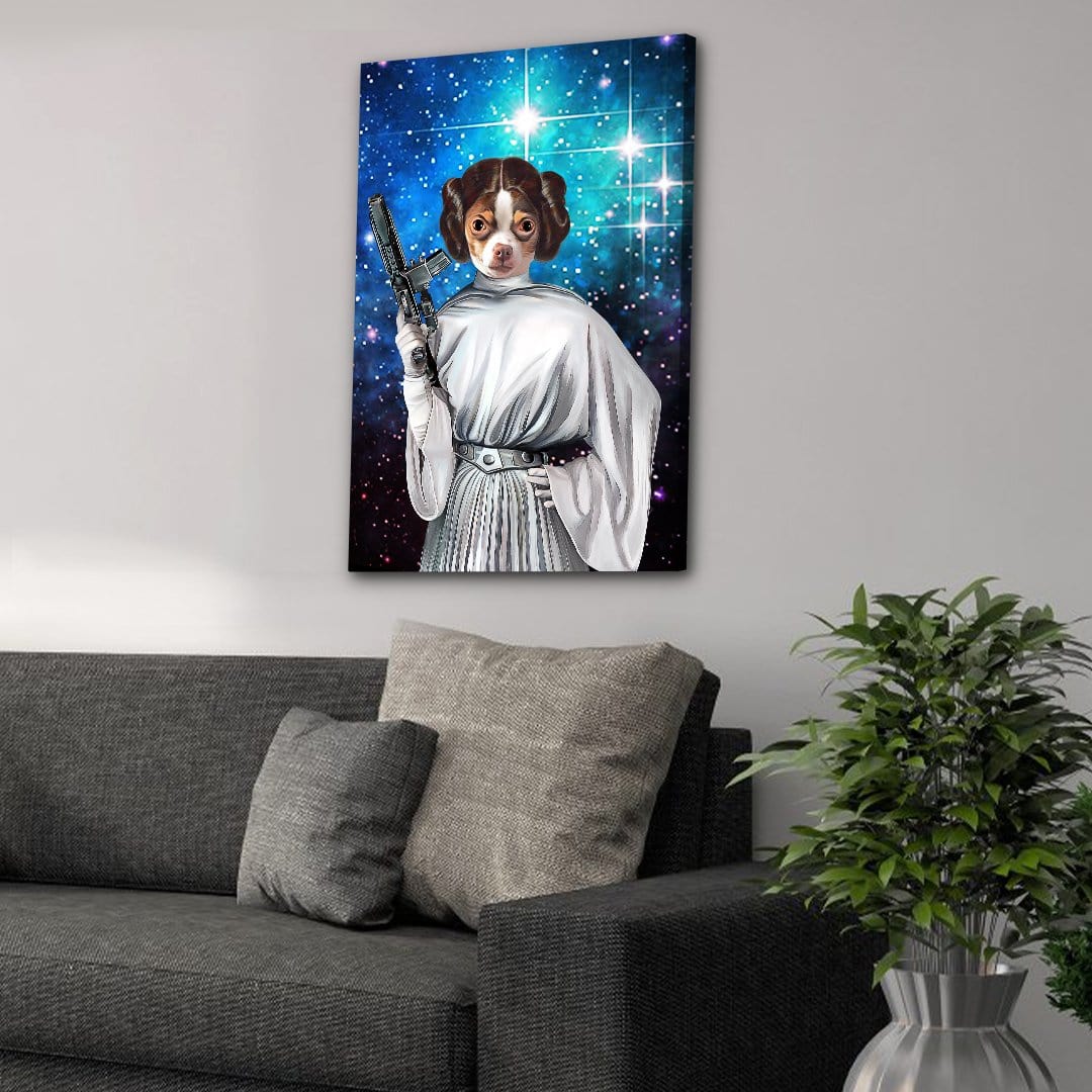 'Princess Leidown' Personalized Pet Canvas