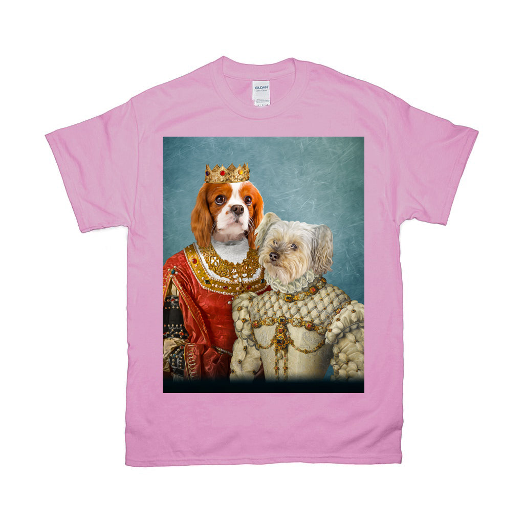 'Queen And Princess' Personalized 2 Pet T-Shirt
