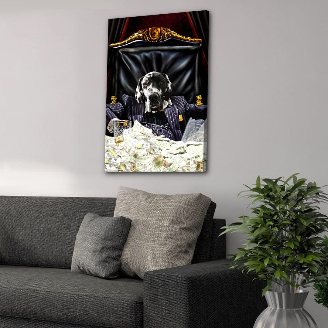'ScarPaw' Personalized Pet Canvas