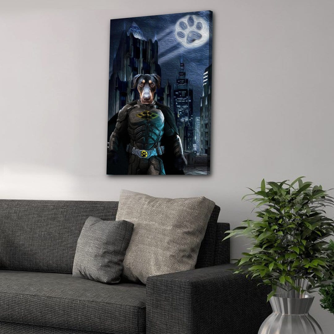 'Batdog' Personalized Pet Canvas